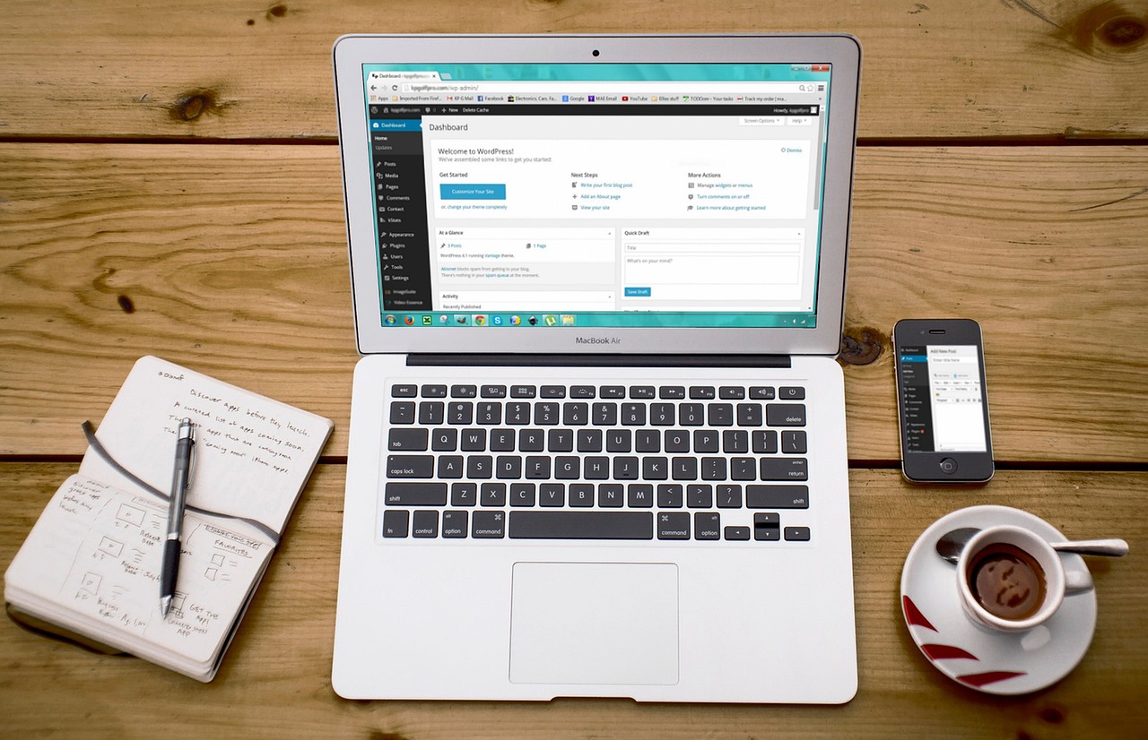 The Website developing picture